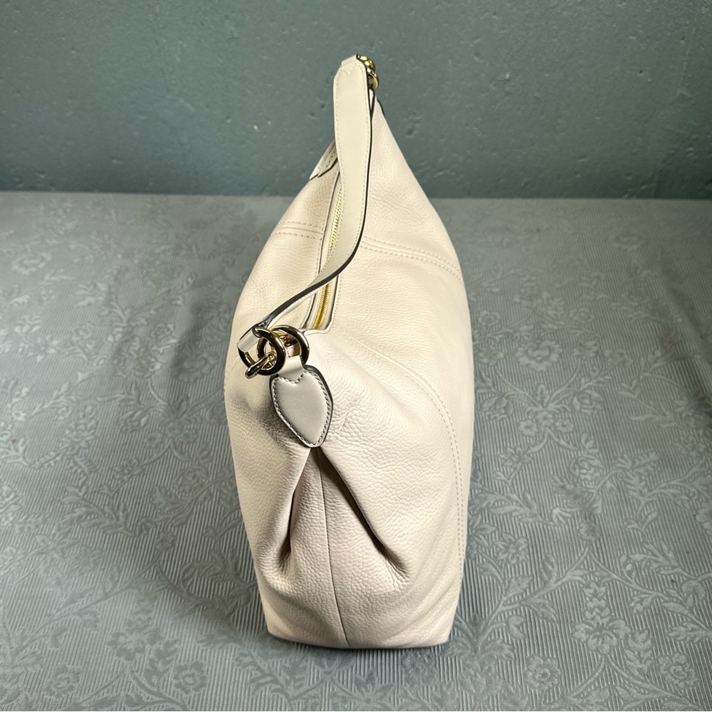 MICHAEL KORS Sienna Soft Pink Pebbled Leather Large Convertible Shoulder/Hobo - Picture 6 of 14